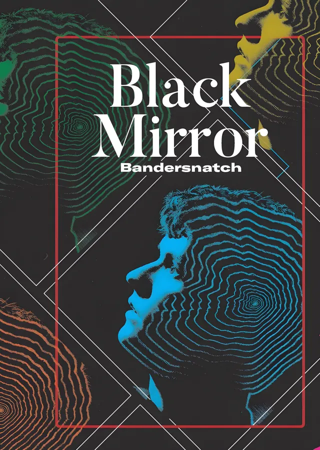 Black Mirror: Bandersnatch - Topoğrafik Profil metal tablo