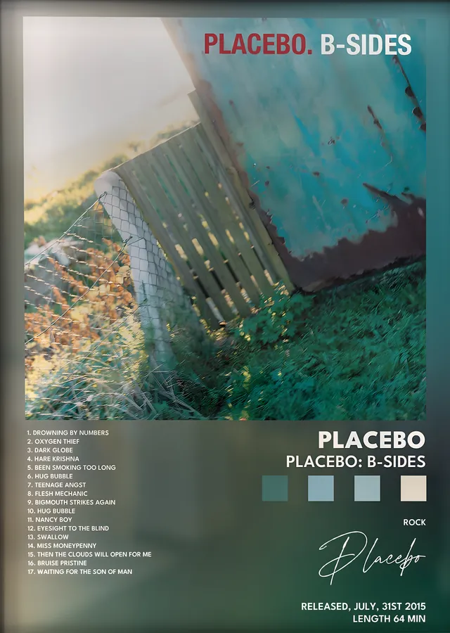 Placebo: B-Sides metal tablo