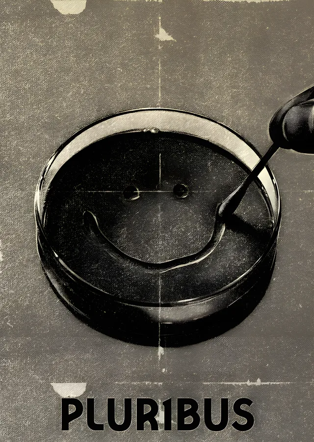 Pluribus - Gülen Yüz metal tablo