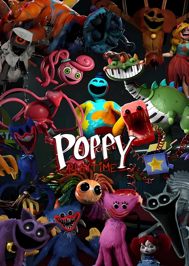 Poppy Playtime: Oyuncak Kalabalığı metal tablo