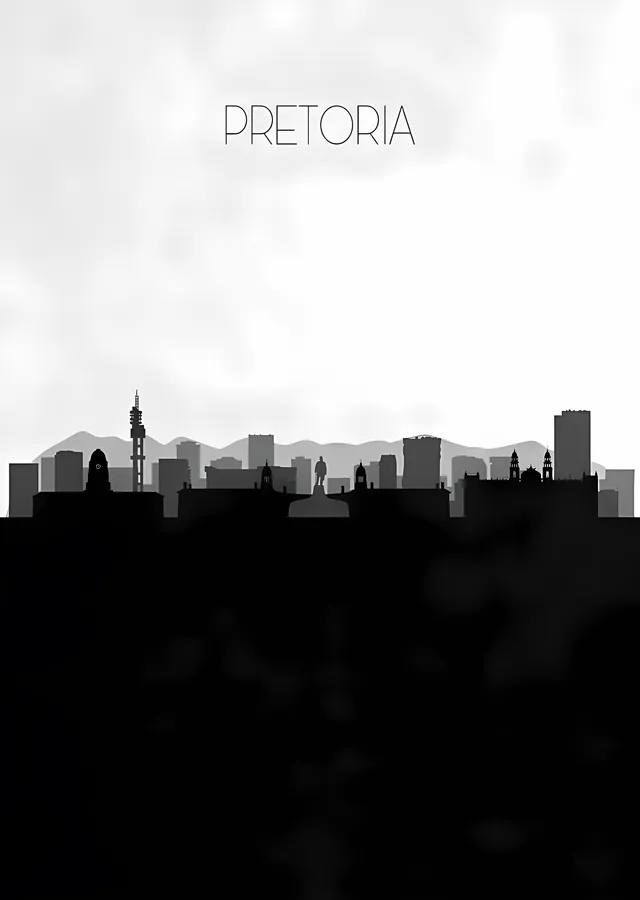 Pretoria Silueti metal tablo