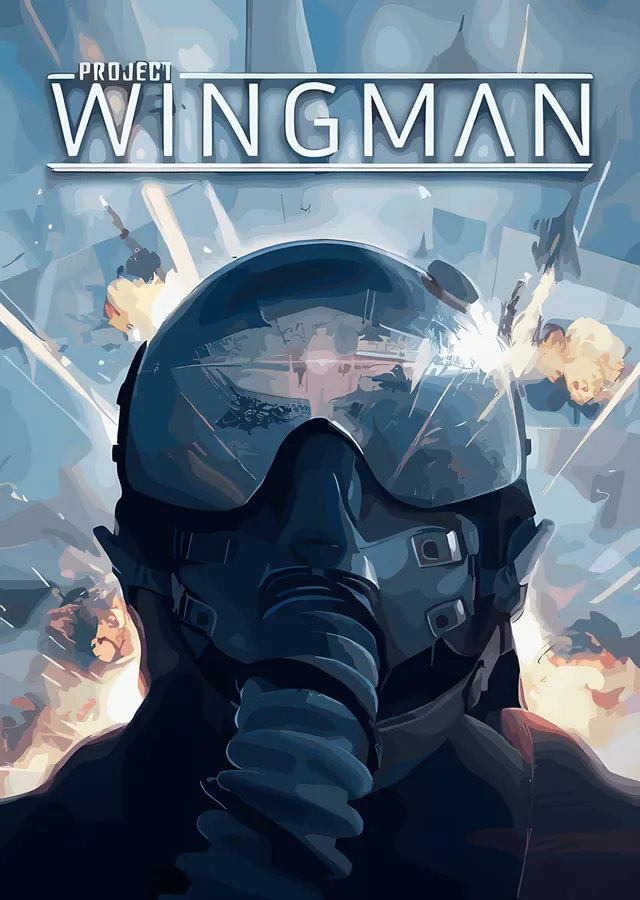 Project Wingman: Pilot Kaskının Yakın Planı metal tablo
