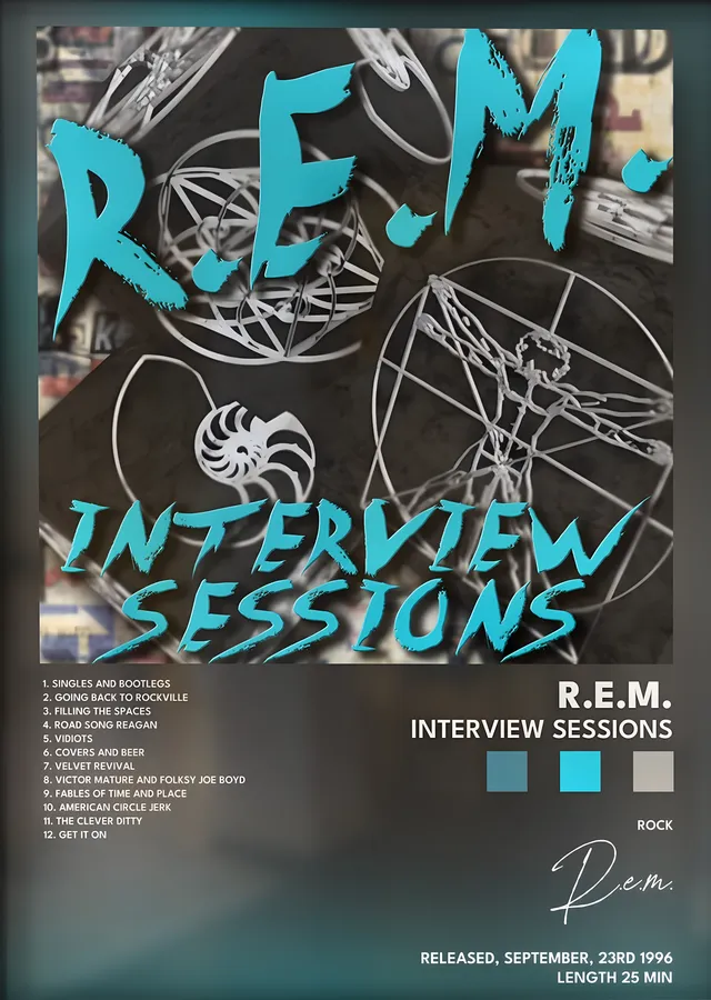 R.E.M.: Interview Sessions metal tablo