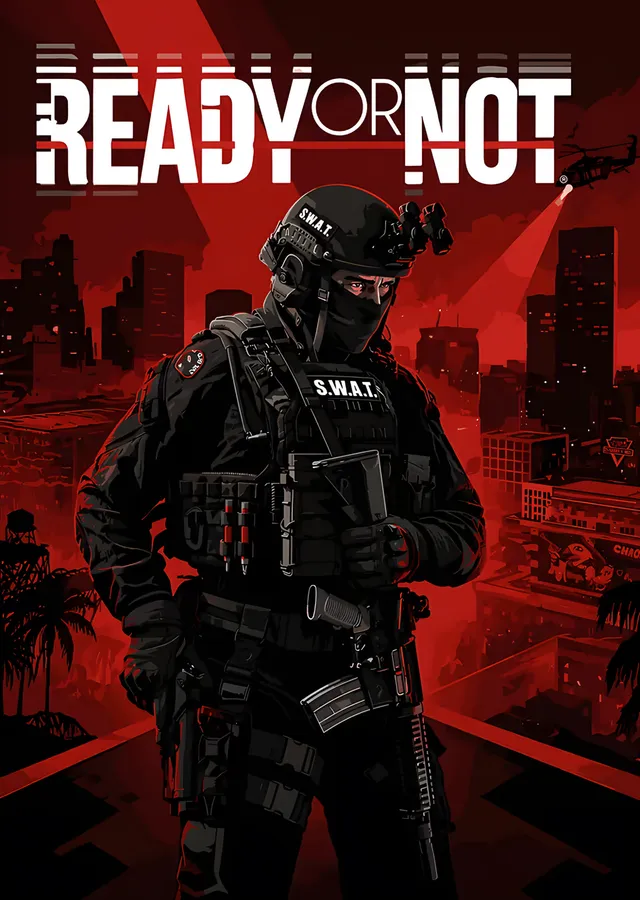 Ready or Not: Kızıl Şehirde SWAT Duruşu metal tablo