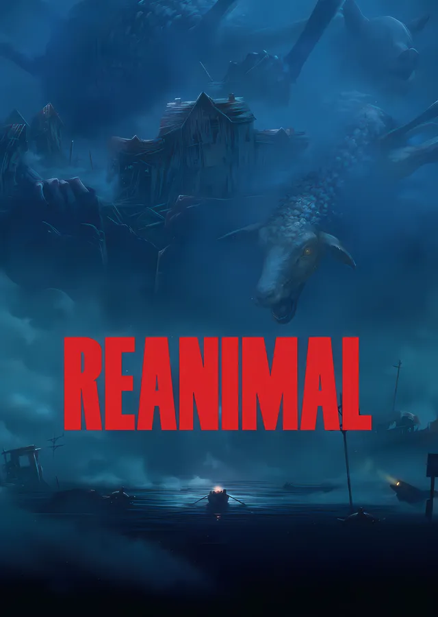 Reanimal: Karanlık Sudaki Yıkık Yapılar metal tablo