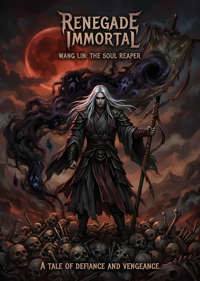 Renegade Immortal: Kafataslarında Beyaz Saçlı Ölümsüz metal tablo