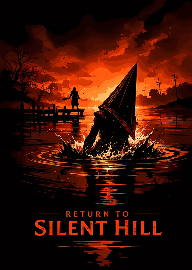 Return to Silent Hill metal tablo