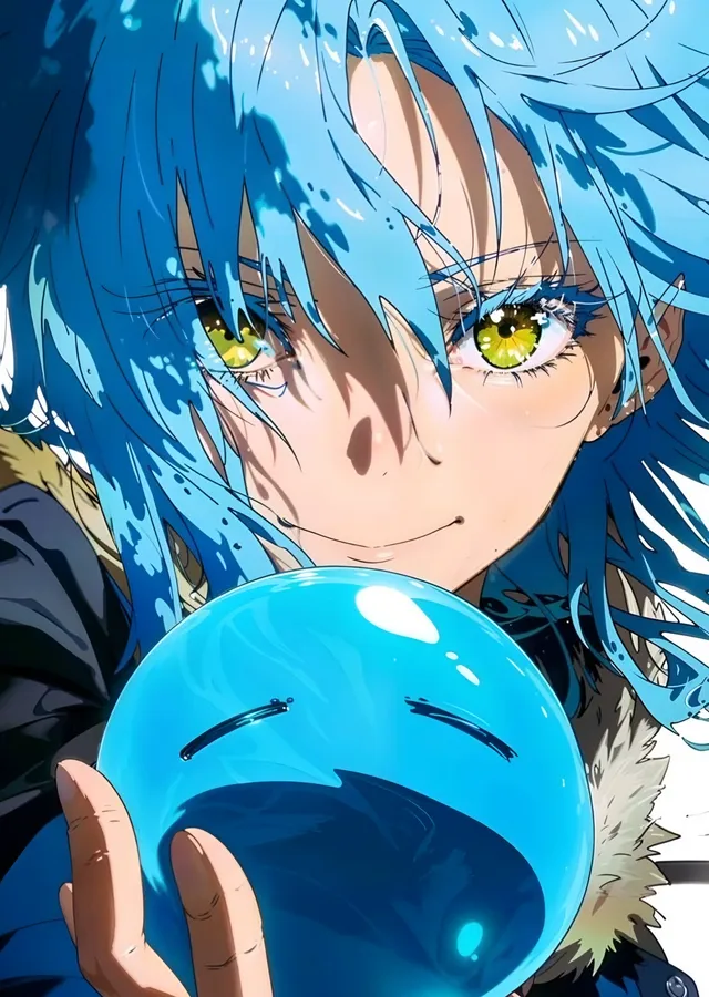 Rimuru Tempest - Slime Küre metal tablo
