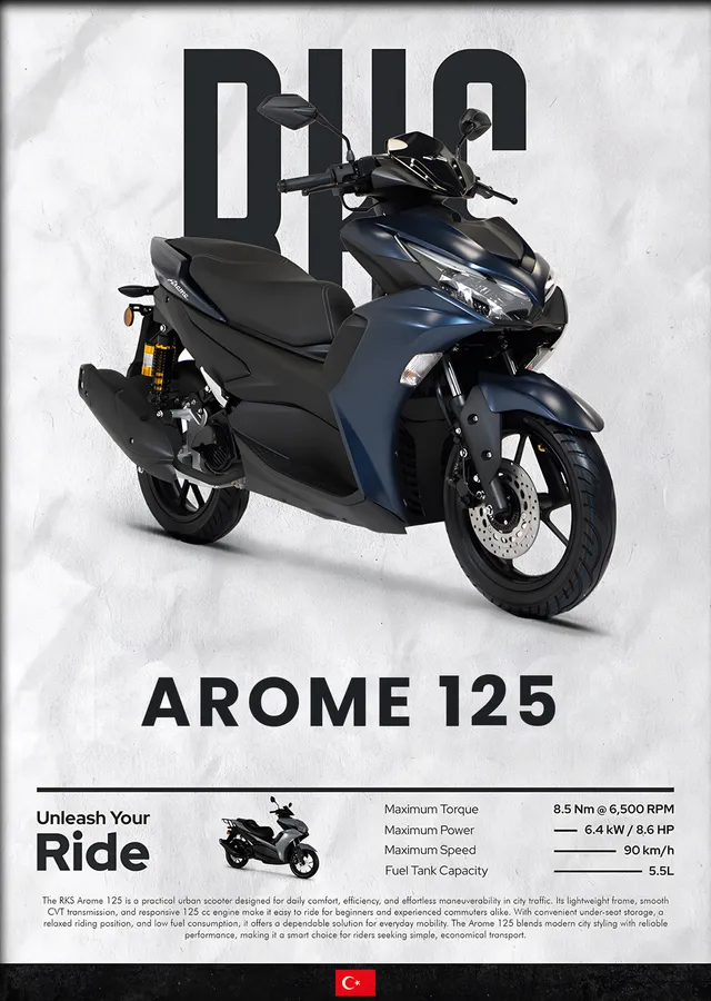 RKS Arome 125 metal tablo