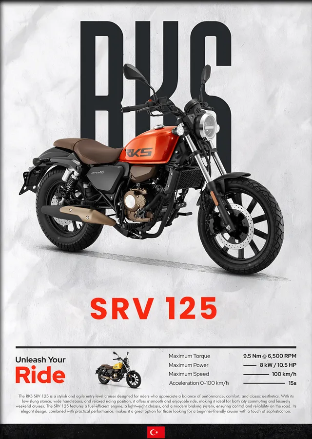 RKS SRV 125 metal tablo