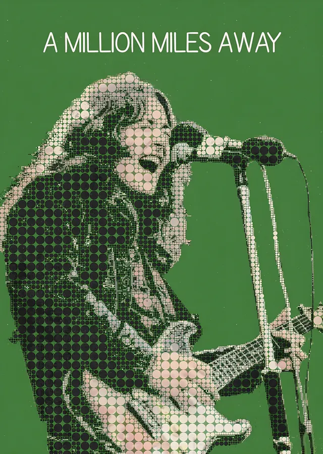 Rory Gallagher: A Million Miles Away metal tablo