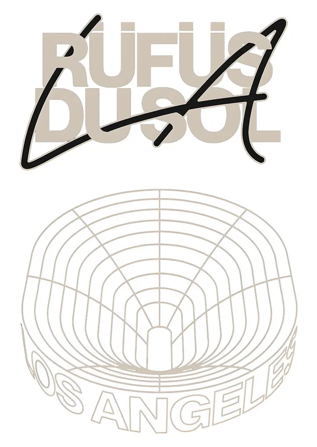 RÜFÜS DU SOL - Los Angeles metal tablo