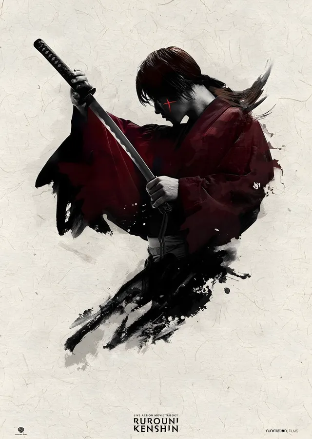 Rurouni Kenshin Mürekkep Yorumu metal tablo