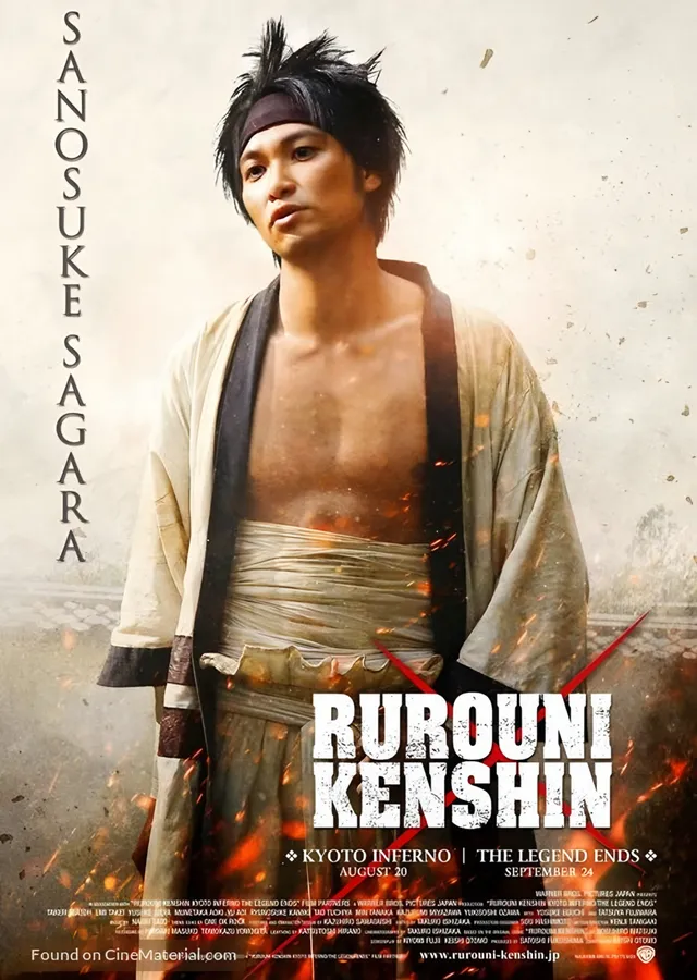 Rurouni Kenshin Sanosuke Sagara metal tablo