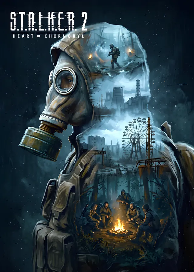 S.T.A.L.K.E.R. 2: Gaz Maskesi Biçiminde Kaya metal tablo