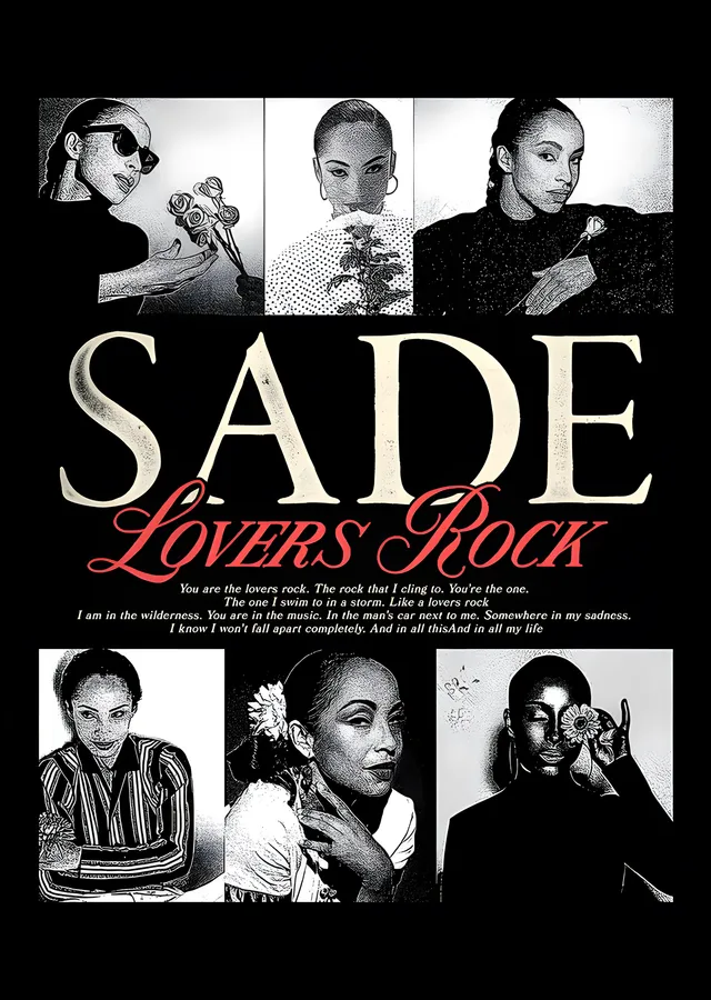 Sade: Lovers Rock Kare Kolajı metal tablo
