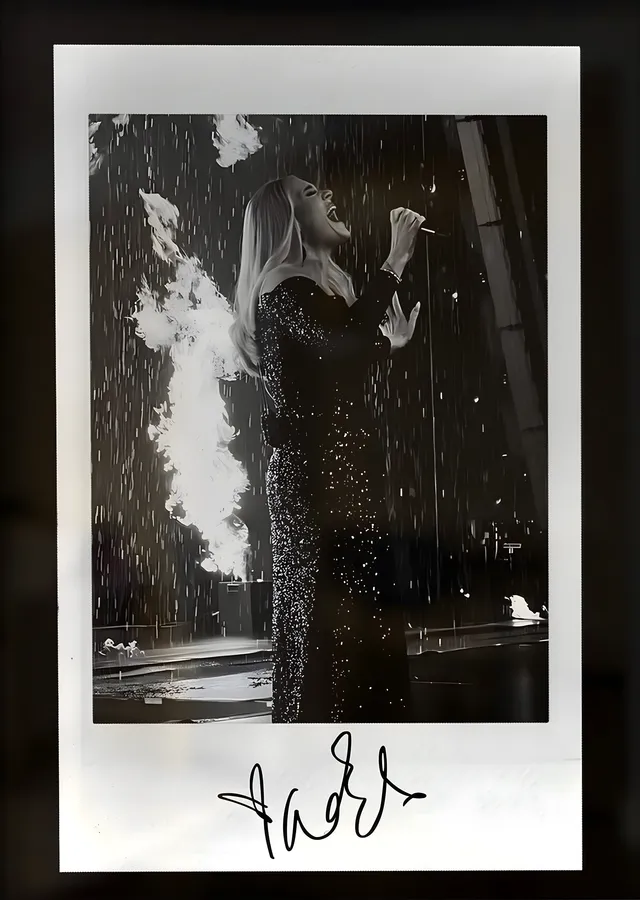 Sahne Portresi: Polaroid metal tablo