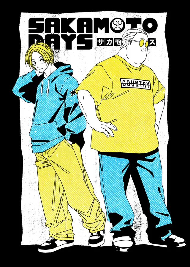 Sakamoto Days İkili metal tablo