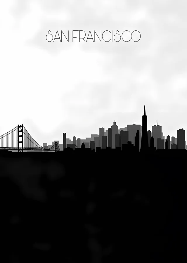 San Francisco Silueti II metal tablo