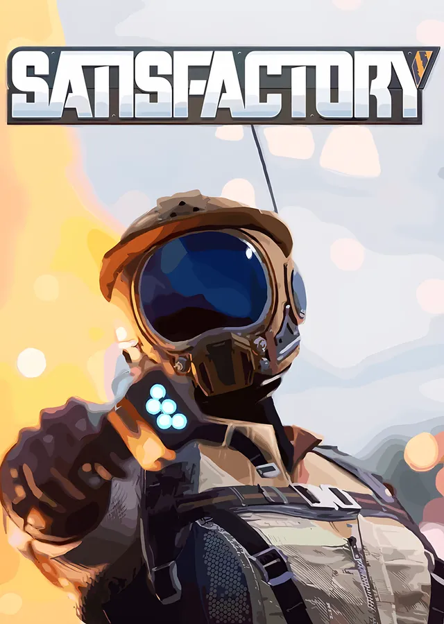 Satisfactory: Kask Camında Yansıyan Gezegen metal tablo