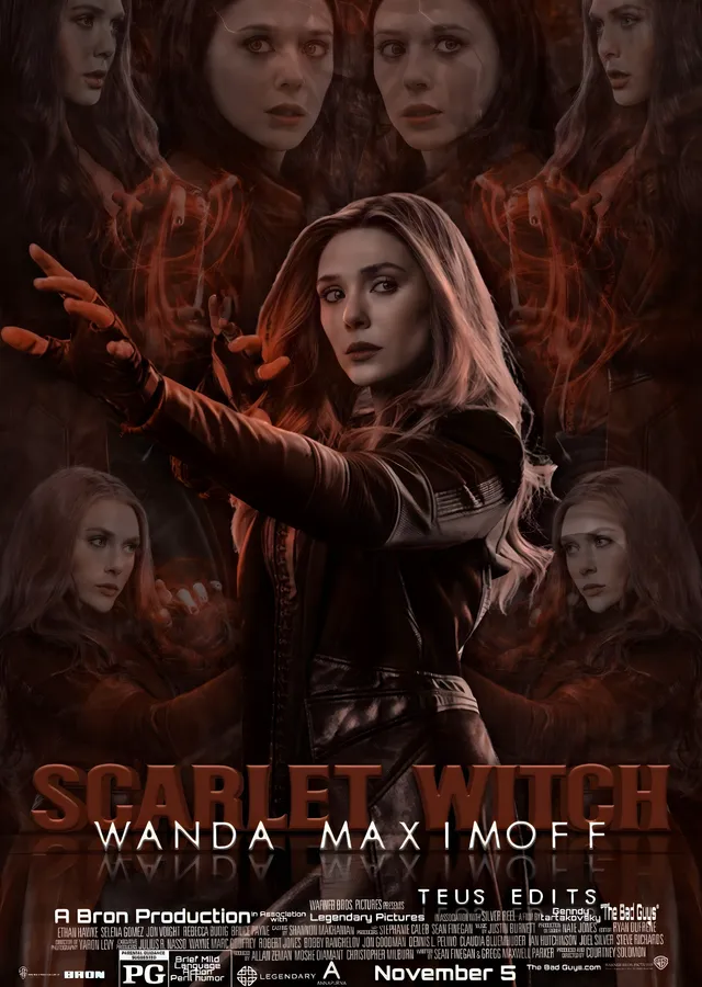 Scarlet Witch - Afiş Düzeni metal tablo