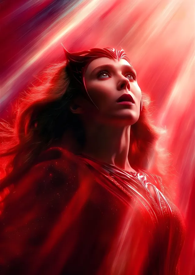 Scarlet Witch - Kızıl Fırtına metal tablo