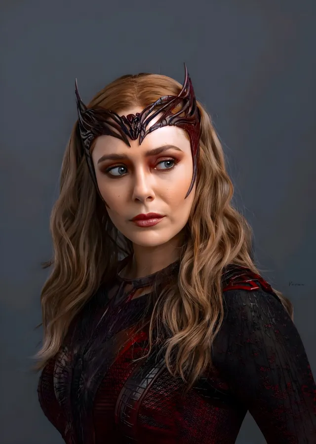 Scarlet Witch - Kızıl Taç metal tablo