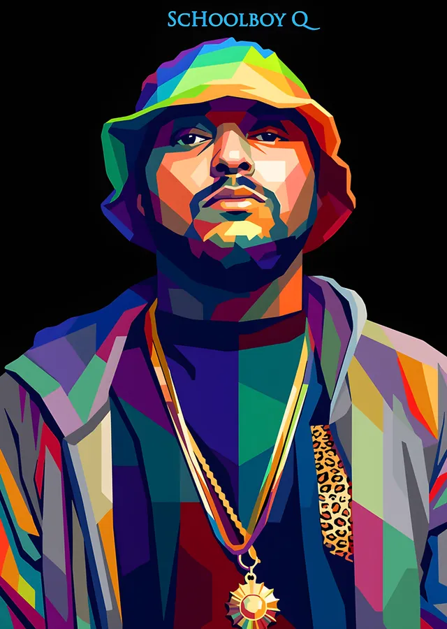 ScHoolboy Q - WPAP metal tablo