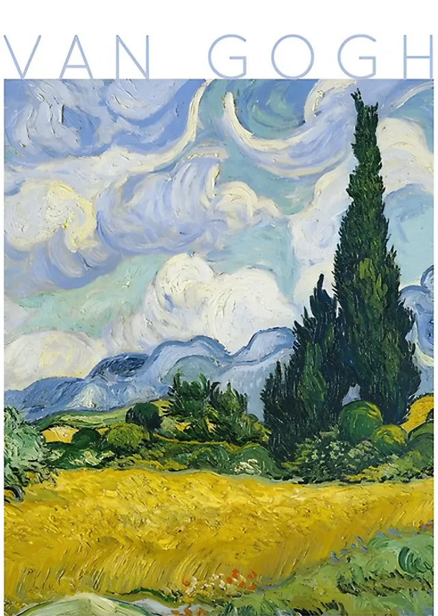 Selvili Buğday Tarlası - Vincent van Gogh metal tablo