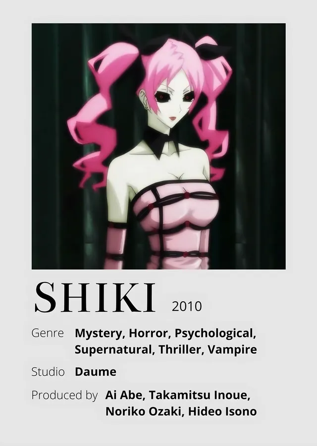Shiki - Künye metal tablo