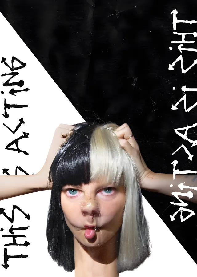 Sia - This Is Acting Diyagonal metal tablo