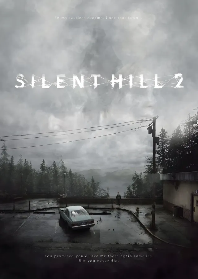 Silent Hill 2 - Sisli Kasaba metal tablo
