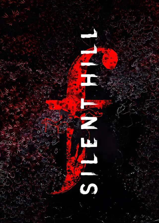 Silent Hill - Kızıl Logo metal tablo