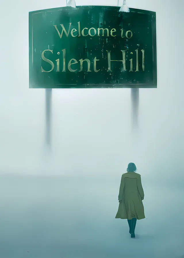 Silent Hill - Welcome to Silent Hill metal tablo