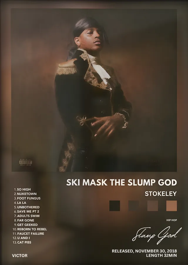 Ski Mask the Slump God: Stokeley metal tablo