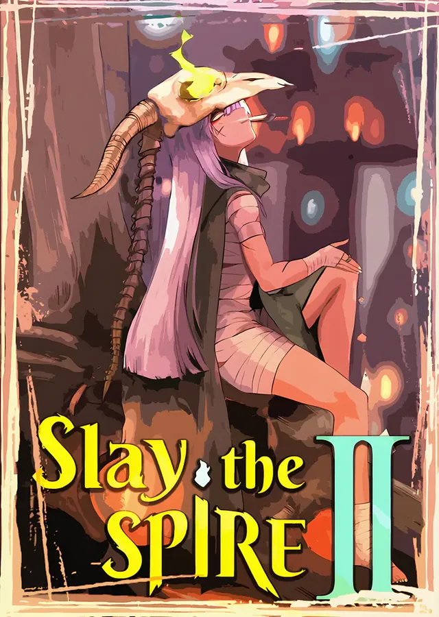Slay the Spire II: Boynuzlu Büyücü Kızı metal tablo