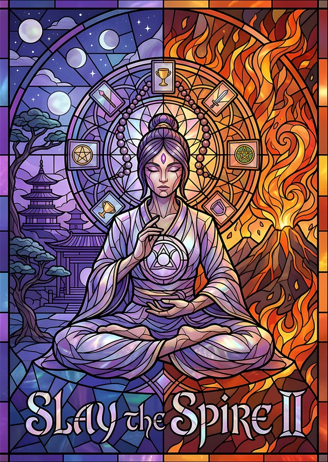Slay the Spire II: Vitrayda Meditasyon metal tablo