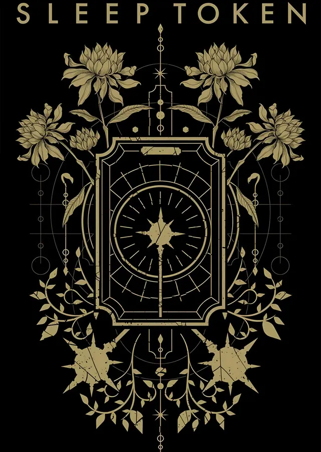 Sleep Token - Caramel metal tablo