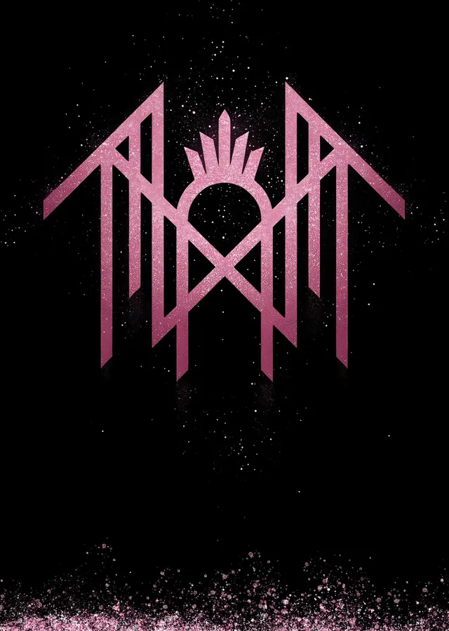 Sleep Token - Pembe Sembol metal tablo