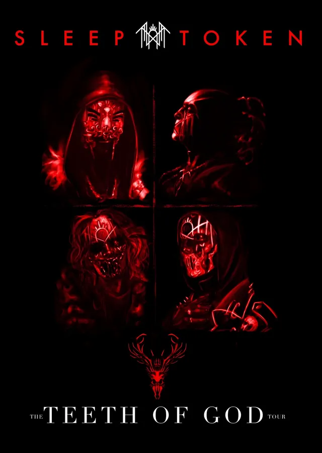 Sleep Token - The Teeth of God metal tablo