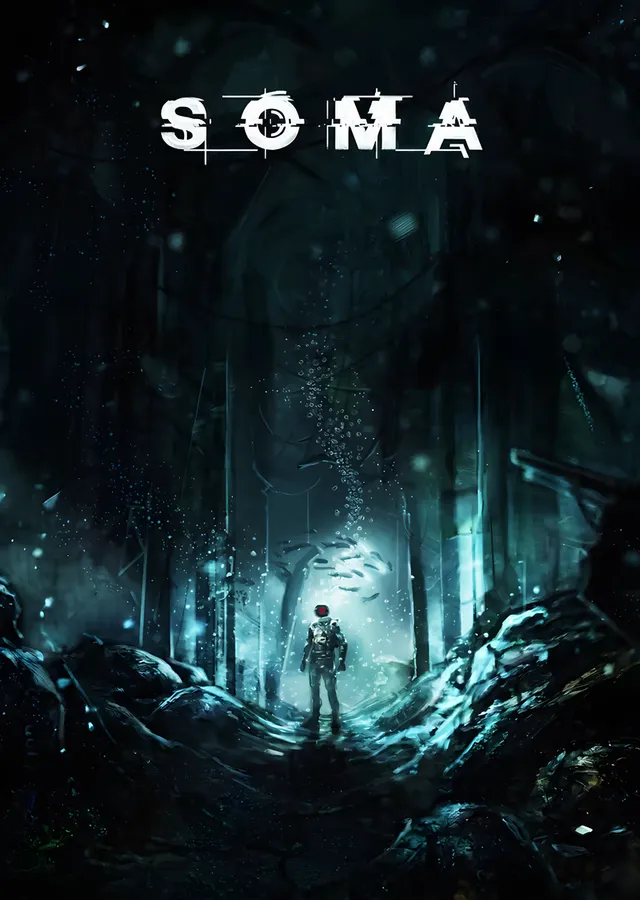 SOMA: Sualtı Ormanında Dalgıç metal tablo