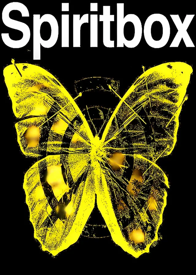 Spiritbox - Sarı Kelebek metal tablo