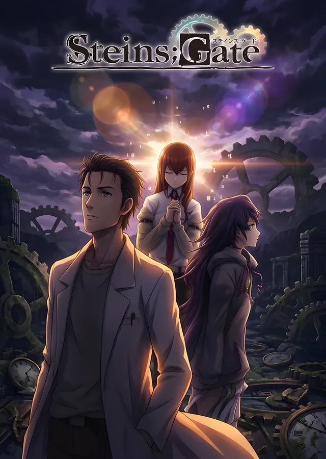 Steins;Gate: Mor Gökyüzünde Zaman Ekibi metal tablo
