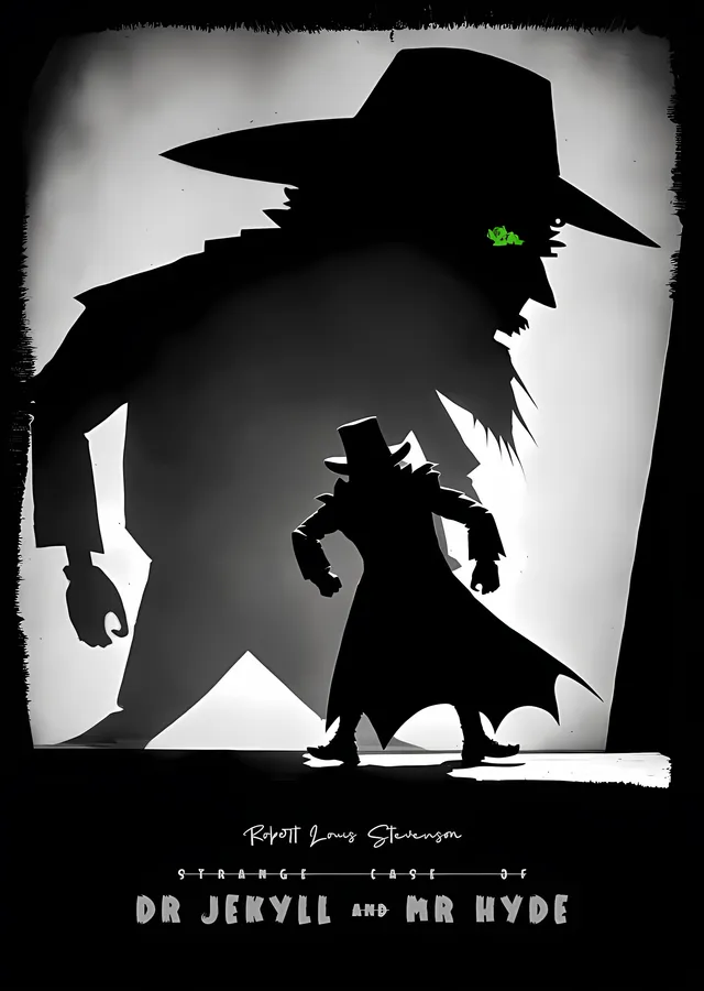 Dr Jekyll and Mr Hyde metal tablo