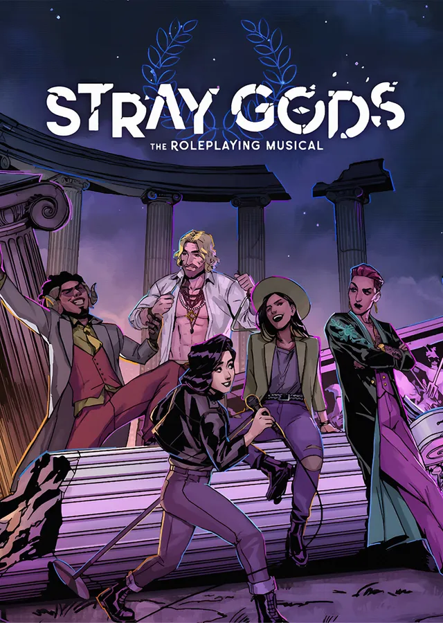 Stray Gods: Sütunların Önünde Şarkı Söyleyen Kadro metal tablo
