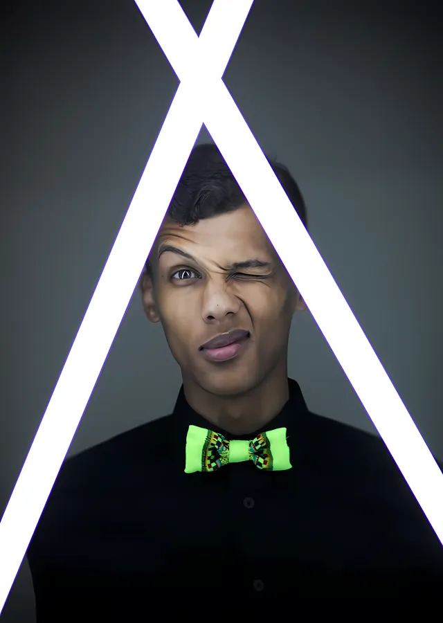 Stromae - Neon Papyon metal tablo