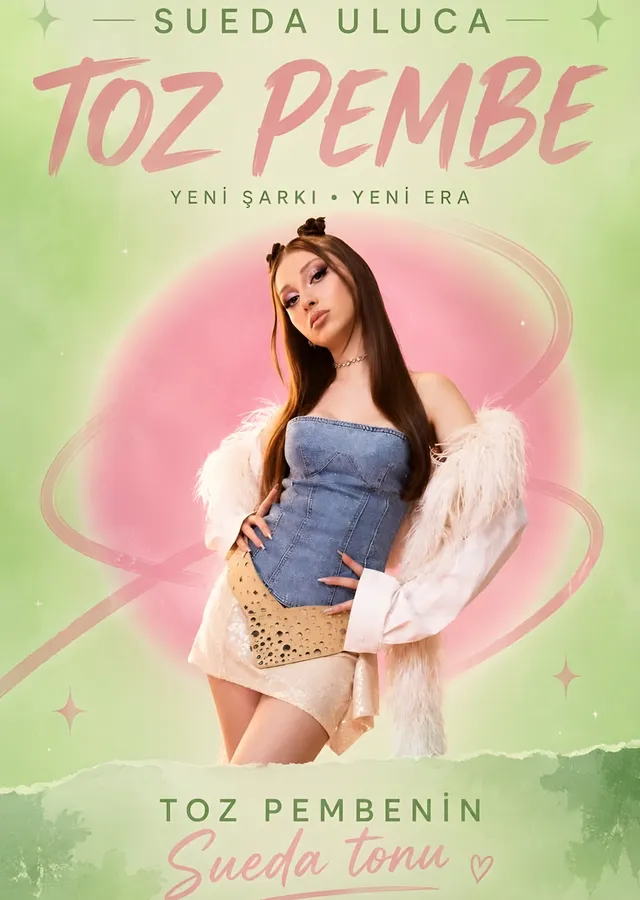 Sueda Uluca - Toz Pembe metal tablo