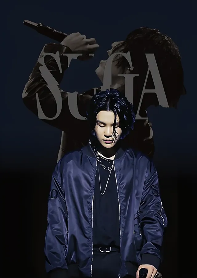 Suga - D-Day metal tablo