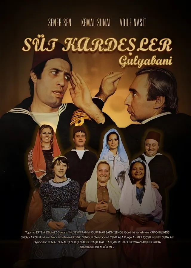 Süt Kardeşler - Film Afişi metal tablo