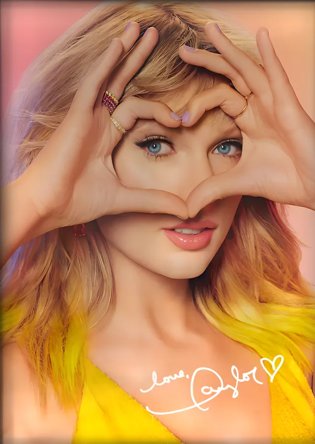 Taylor Swift: Kalp metal tablo